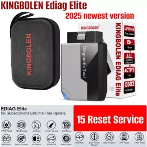 KINGBOLEN EDIAG ELITE OBD2 escáner todo el sistema herramienta de diagnóstico de coche puede FD FCA Bt 15 + herramienta de escaneo de reinicio actualización gratuita de por vida